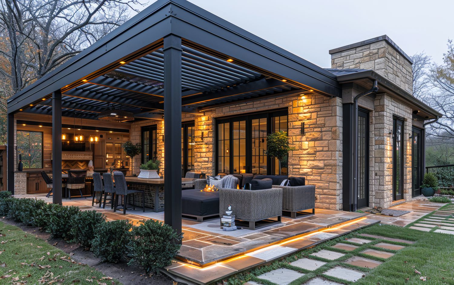 outdoor living space design